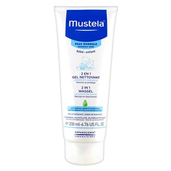 

2-in-1 Gel and Shampoo Bébé Mustela (200 ml)