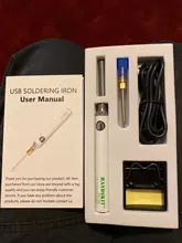 5V8W USB Mini soldador eléctrico al aire libre de trabajo aéreo de bajo voltaje 5v8w calefacción rápida soldador eléctrico herramienta de soldadura