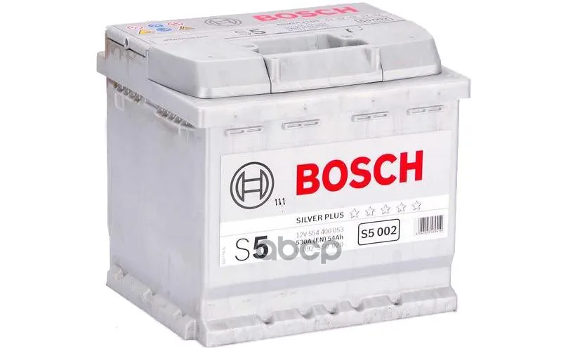Акб Bosch S5/12v 54ah 530a(D207 X D175 X H190)(-) 0092s50020 Bosch арт. 0092S50020