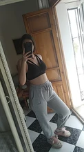 Pantalones de chándal holgados de cintura alta para mujer, ropa de calle informal para correr y trotar, moda de Hip Hop, 2020