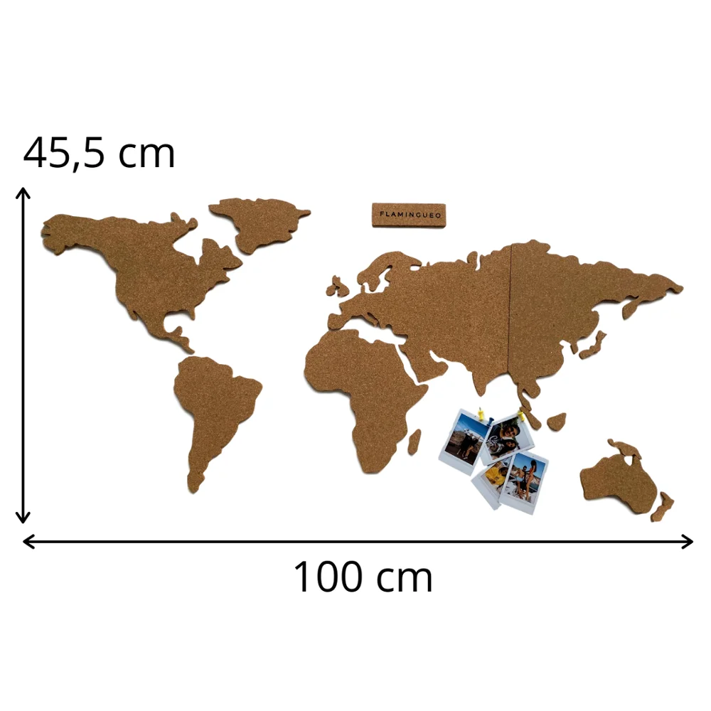 Mapa de corcho del mundo - CHINCHETO  Mapa fotos, Mapas de viaje, Mapa  corcho