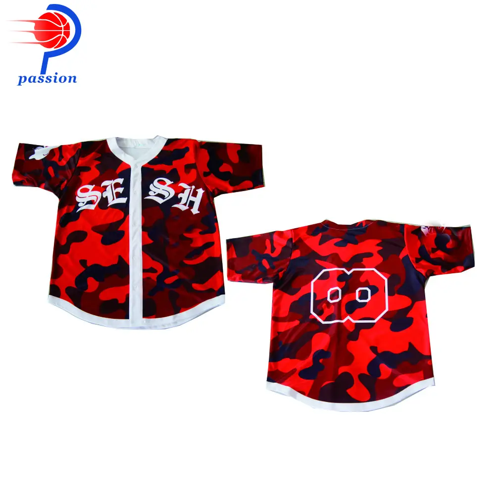 Teamwear Sublimation Baseball Jersey for Men Clubs