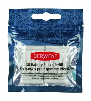 

Derwent 30 pack battery replacement for rubber erasers pens