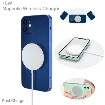 

15W Magnetic Wireless Charger For i Phone 12 Phone Wireless Quick Charger For i Phone 12 Pro Max mini Fast Charging Dock