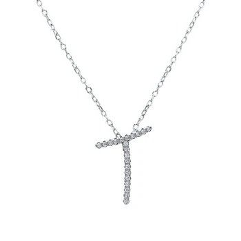 

Silver necklace with cubic zirconium sunlight sample 925
