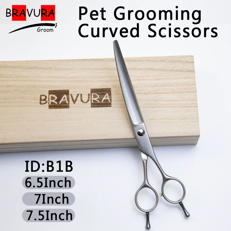 Pet Groomer Professional Pet Grooming Scissors Beauty Curved Scissors