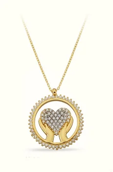 

My Turn of the heart Gold Necklace 02-360-K1640