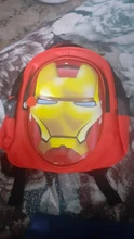 Mochila 3D de iron Man para estudiantes, mochilas adolescentes de alta capacidad con dibujos animados, impermeable, de viaje