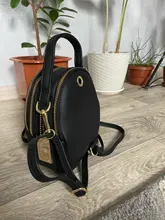 YIZHONG-Mini Mochila De Cuero multifunción para mujer, bolso de hombro de lujo, Mochila escolar pequeña