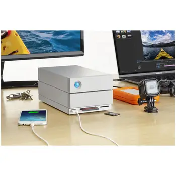 

2big Dock Thunderbolt 3 16TB 16000GB desk silver disk array