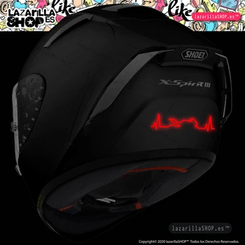 

Vinyl reflective CARDIOMOTO red car stickers motorcycle sticker for helmet