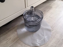 DownyPaws-fuente de agua automática para gato con grifo, dosificador de agua para perro, filtro transparente, bebedero para mascotas, alimentador con Sensor