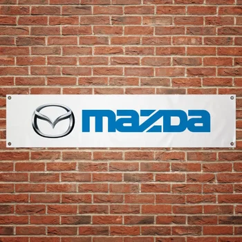 

MAZDA Banner pvc shop decoration sport garage decoration workshop Flag's Atelier décoration