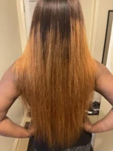 3/4-Bundles Remy-Hair Spark Ombre Closure-Peruvian Straight with Ratio Medium
