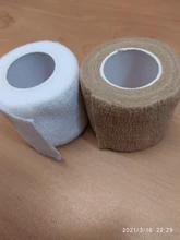 Vendaje elástico autoadhesivo desechable para mango con tubo de estiramiento, accesorios de tatuaje de Color aleatorio x1