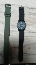 Air Force-reloj con correa de nailon para hombre, cronógrafo deportivo de cuarzo con pantalla de 24H para exteriores