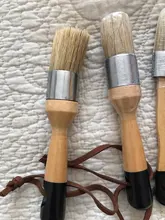 Wax-Brushes Chalk And Round with Bristles 4pieces Flat 