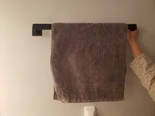 Robe Hook Paper-Holder Towel Rail-Bar-Rack Bar-Shelf Bathroom-Hardware-Set Tissue Black