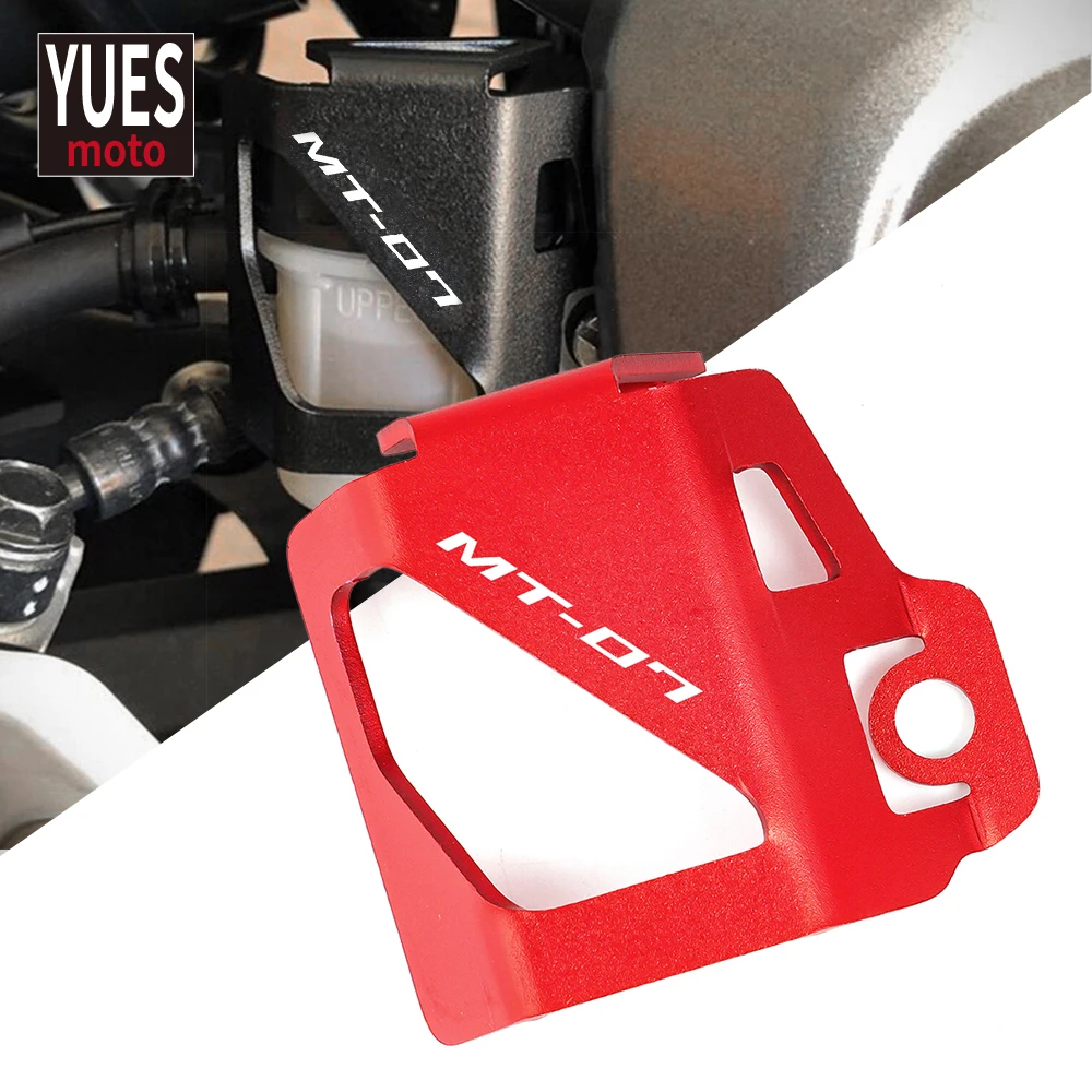 

Motorcycle Accessories Aluminum Rear Fluid Reservoir Cover Guard Fit For YAMAHA MT07 MT-07 2015-2018 2019 2020