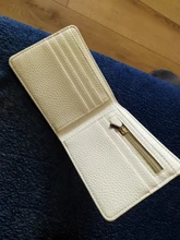 Cartera de cuero con patrón cruzado para Hombre, cartera masculina con diseño cruzado de Color sólido, Billetera de cuero con múltiples tarjetas de posición, a la moda