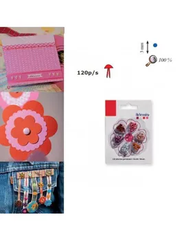 

MINI TACK OR PUSHPIN WITH DOUBLE GRIP 120 PCS CIRCLES ASSORTED NETWORK