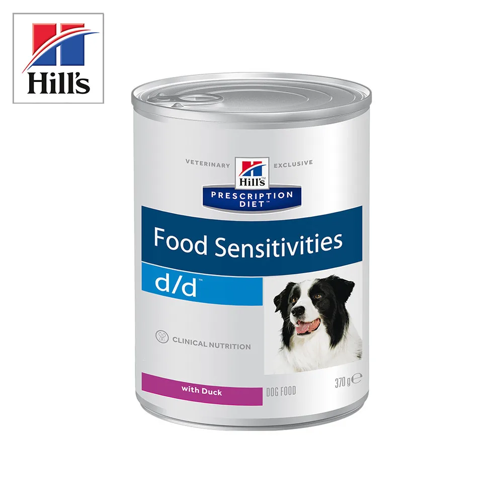 Влажный диетический корм для собак Hill's Prescription Diet d/d Food Sensitivities при пищевой аллергии, с уткой 12 шт. X 370 г