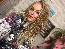 Sallyhair pasión Twist trenzas a Crochet Ombre trenzado sintético extensiones de cabello largo giros Rubio a granel Grey de la extensión del pelo