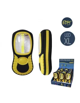 

Led flashlight cob xl double function 1led xl x 3W and 3 led x 1W with hook and iman