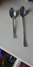 Cuchara mezcladora de acero inoxidable, cuchara de hielo creativa con mango largo, utensilio doméstico de cocina, cuchara de leche