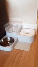 7 pocilga Gato tazón para comida de perro de tazones de alimentación 2 L perros de alimentación fuente de agua potable de 600ml Waterer gatito lento de cachorro
