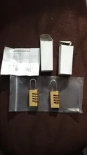 Padlock Combination-Lock Room-Suitcase Number Security-Tool Brass Mini 4-Digits Travel