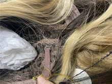 GEMMA-pelucas de cabello largo ondulado para mujeres negras, pelo sintético de parte media, para fiesta diaria, Cosplay, resistente al calor