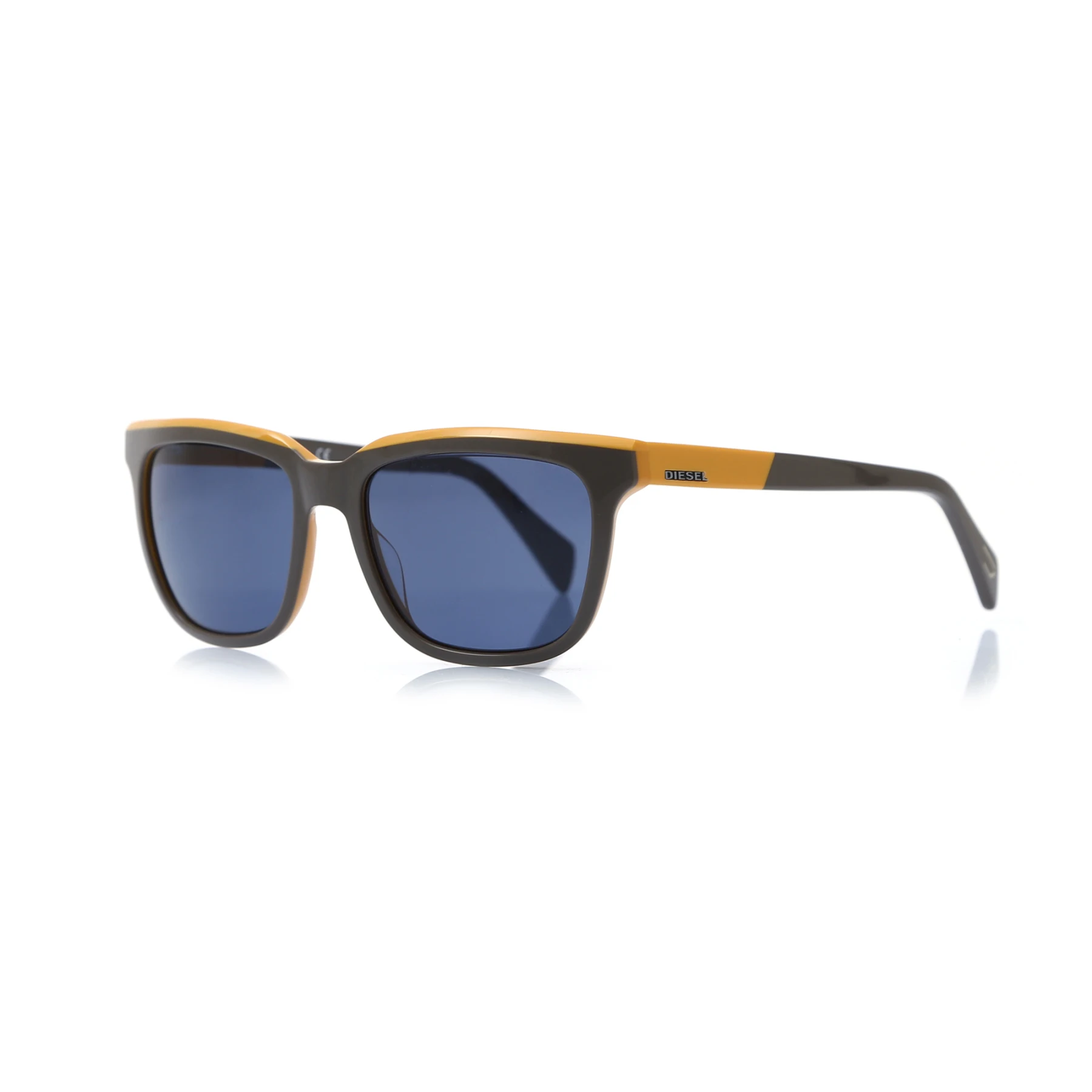 

Unisex sunglasses dl 0224 20v bone smoked organic rectangle rectangular 56-18-145 diesel