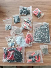 Bloques de terminales JS-910B JS-919, Conector de terminales amplificador de 4mm, poste de encuadernación, conector Banana, montura de clavija, 5 uds, negro + 5 uds., rojo, 10 Uds.
