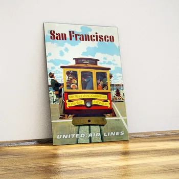 

San Francisco-Decorative Metal Plate