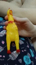 Toy Puppy Venting-Toys Rubber Screaming Chicken Squeak Chew Yellow 16CM Pet-Dog Hot-Sale