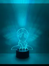 Led-Night-Light Table-Lamp Hinata-Figure Manga Gadget Bedroom-Decor Acrylic Anime Haikyuu