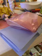 64 tarjetas de capacidad Mini titular carpetas álbumes con bling funda transparente para 6*6*9cm juegos tarjeta multifunción manga titular