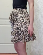 Minifaldas con estampado de lunares para mujer, faldas cortas con volantes y lazo atado a la cintura, estilo informal, con estampado de puntos, 2019