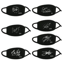 KPOP хлопковая Пылезащитная маска для рта и лица Bangtan Boys Signature Jin V с изображением чимина и шуги Jungkook маска для лица Ким Tae Hyung
