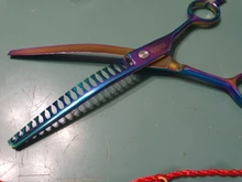 Scissors Grooming-Clipper Shark Curved-Thinning Professional 8inch Shears Hair-Cut-Tools