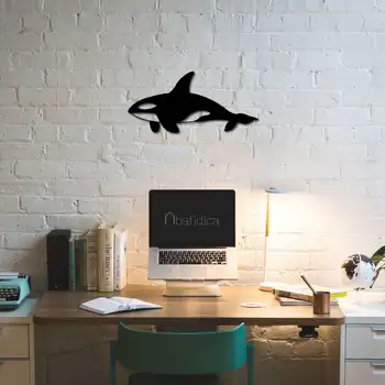 

Металлический декор стен Orca 44x90 cm дизайн интерьера домашнего