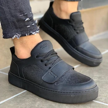 

Knack 999 Black Color ,High Quality 100% Vegan Leather Men Casual Shoes. Shoe, Sneaker Shoe, Van Shoe, Air Shoe, Basket Shoe, Flip Shoe, Trainer Shoe, Chaussure, Laofer Shoe, Gel Shoe, Young Man Shoes, Chaussures