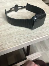 Correa de acero inoxidable para Apple Watch, banda de 44mm y 40mm para iWatch de 42mm/38mm, pulsera de Metal de mariposa para Apple watch serie 5 4 3 se 6