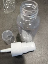 Botellas desinfectante en aerosol vacías, atomizador, botella recargable con rociador, contenedor ecológico, 30/50/100ml