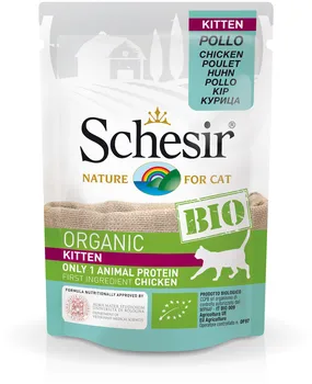 

Schesir bio canned food for kittens, chicken 85g 12 PCs