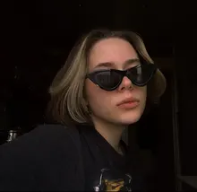 Gafas De Sol con forma De ojo De gato para mujer, anteojos De Sol femeninos con diseño De ojo De gato, Triangular, pequeños, Retro, a la moda, con UV400