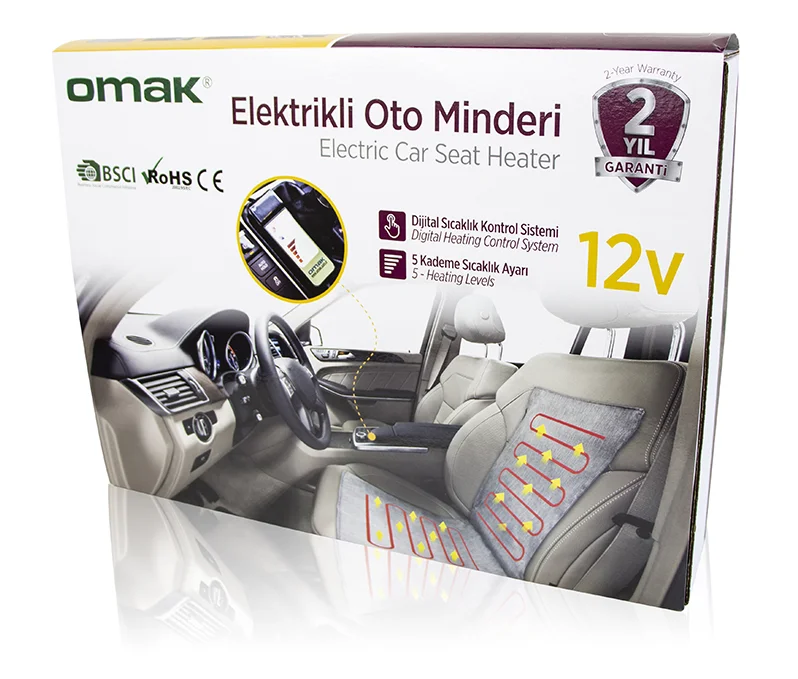 

Универсальный Электрический подогреватель сиденья автомобиля, 5 уровней, 12 В