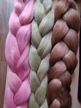 Pelo sintético trenzado de 24 pulgadas, pelo de Piano puro, fibra trenzada Jumbo, extensión de cabello Artificial de Color, estilo DIY