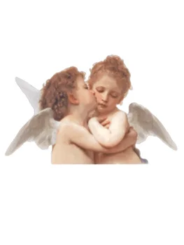 

Angels kiss-3 cm x 2 cm - Mini Rectangular (Set of 2 pcs)